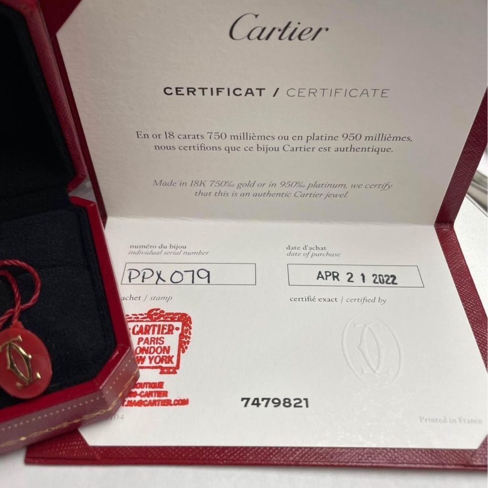 SOLD Cartier trinity ring